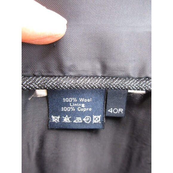 Gieves & Hawkes Sport Coat 40 Blazer Wool Herringbone Jacket Italy * - Picture 16 of 16